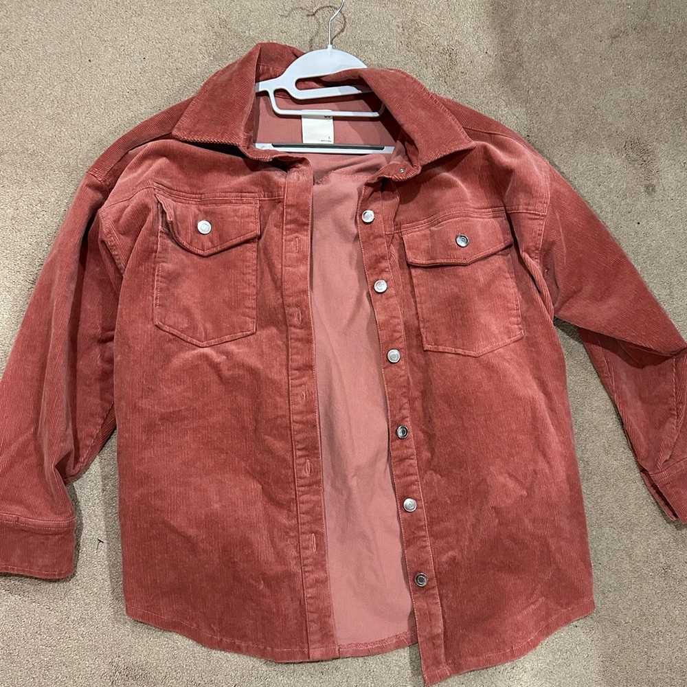NEW Coral Shacket